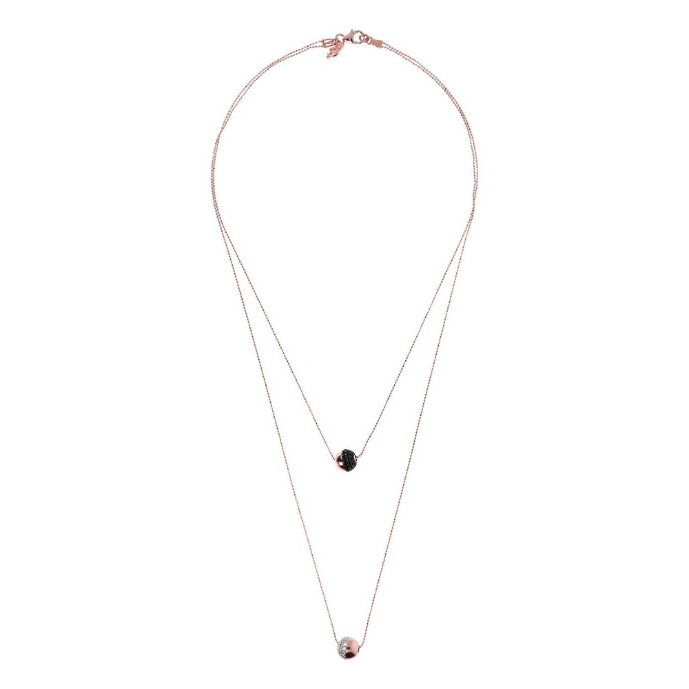 Avalaya Collana Lunga In Legno Multicolore 80 Cm - Perline Graduate, Senza Chiusura, Gioielli Etnici E Colorati