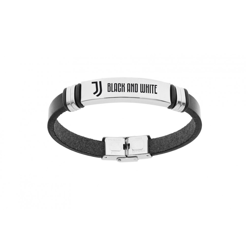 Bracciale in pelle e acciaio Juventus Official product - B-JB009ULN
